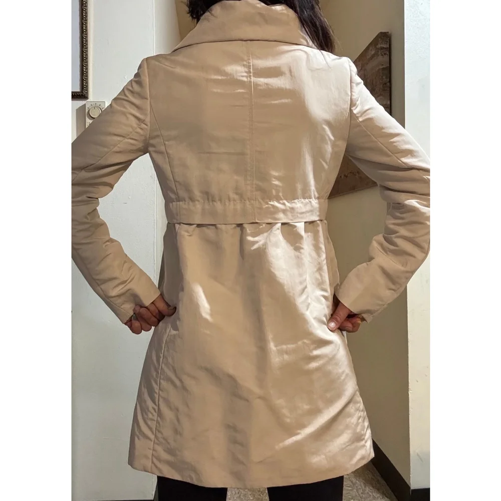 Petite LOFT Satin Trench Coat - Picture 5 of 7